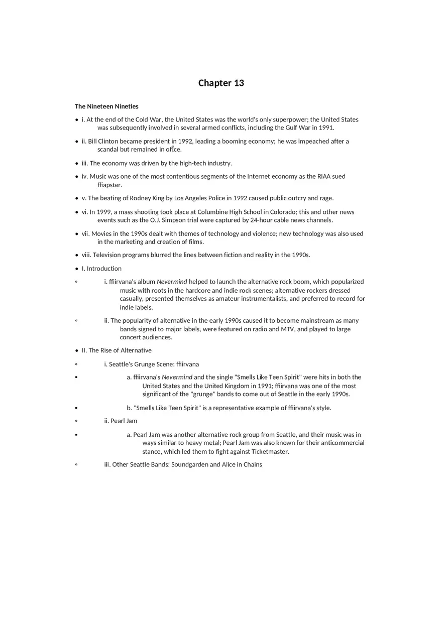 History of Rock and Roll Notes Chapters 12-15 - Page 12
