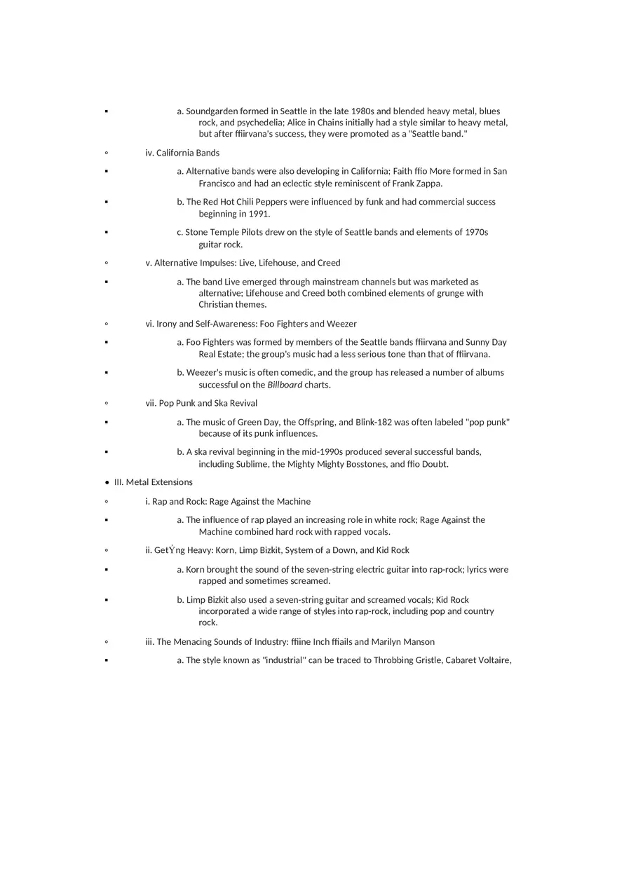 History of Rock and Roll Notes Chapters 12-15 - Page 13
