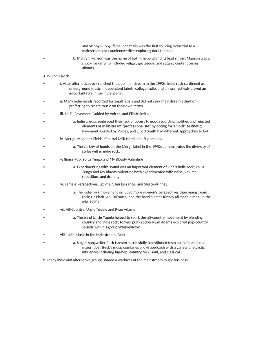 History of Rock and Roll Notes Chapters 12-15 - Page 14
