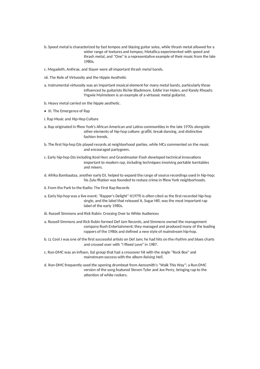 History of Rock and Roll Notes Chapters 12-15 - Page 2