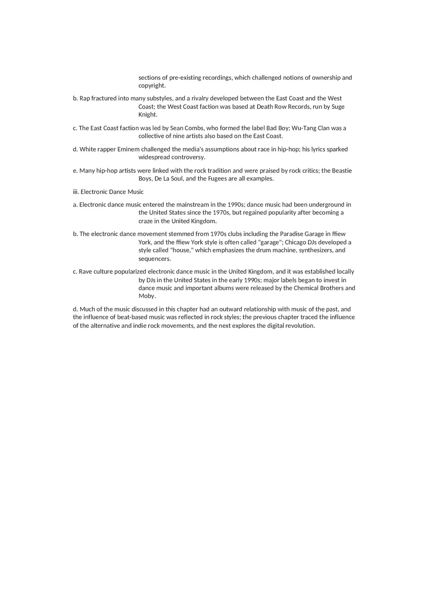 History of Rock and Roll Notes Chapters 12-15 - Page 3
