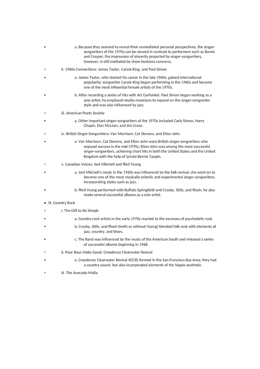 History of Rock and Roll Notes Chapters 8-9 - Page 7