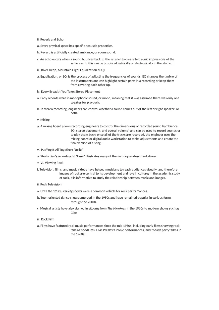 History of Rock and Roll Notes Chapter 1 - Page 6