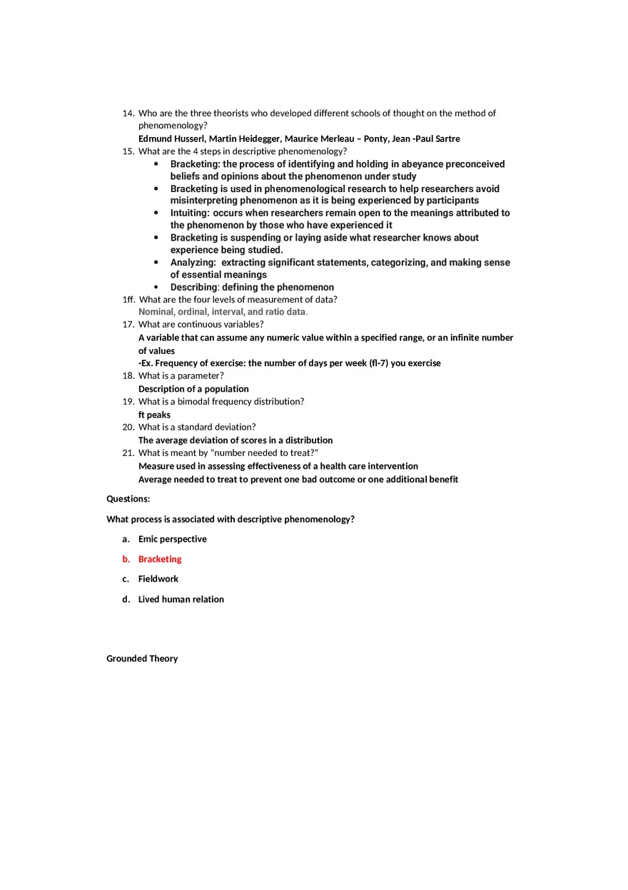 Nursing Quiz 4 Study Guide - Page 2