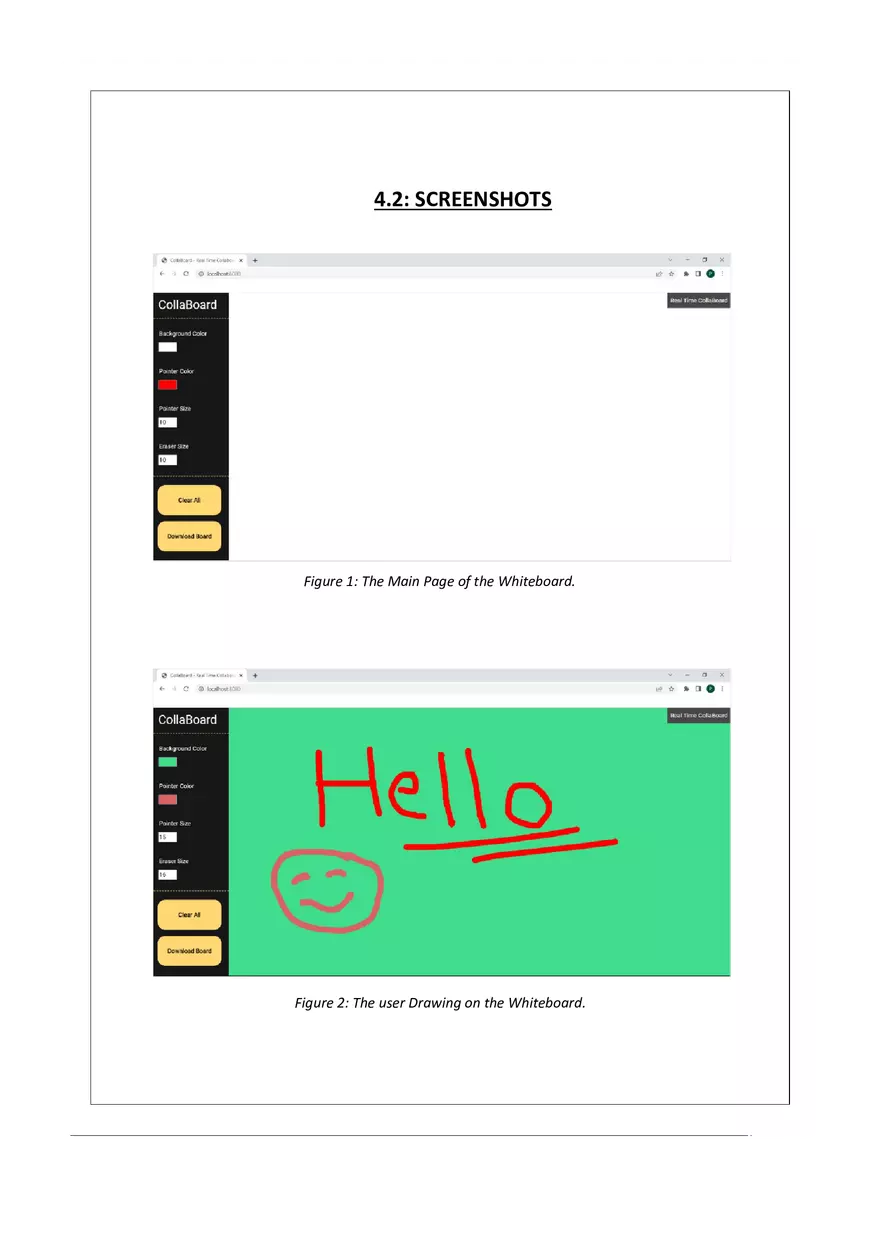 Real Time Collaborative Whiteboard Web App Overview - Page 3