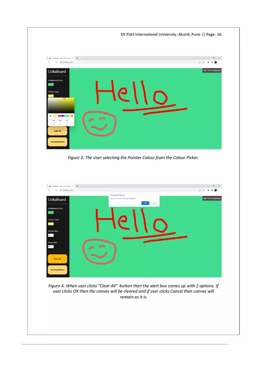 Real Time Collaborative Whiteboard Web App Overview - Page 4