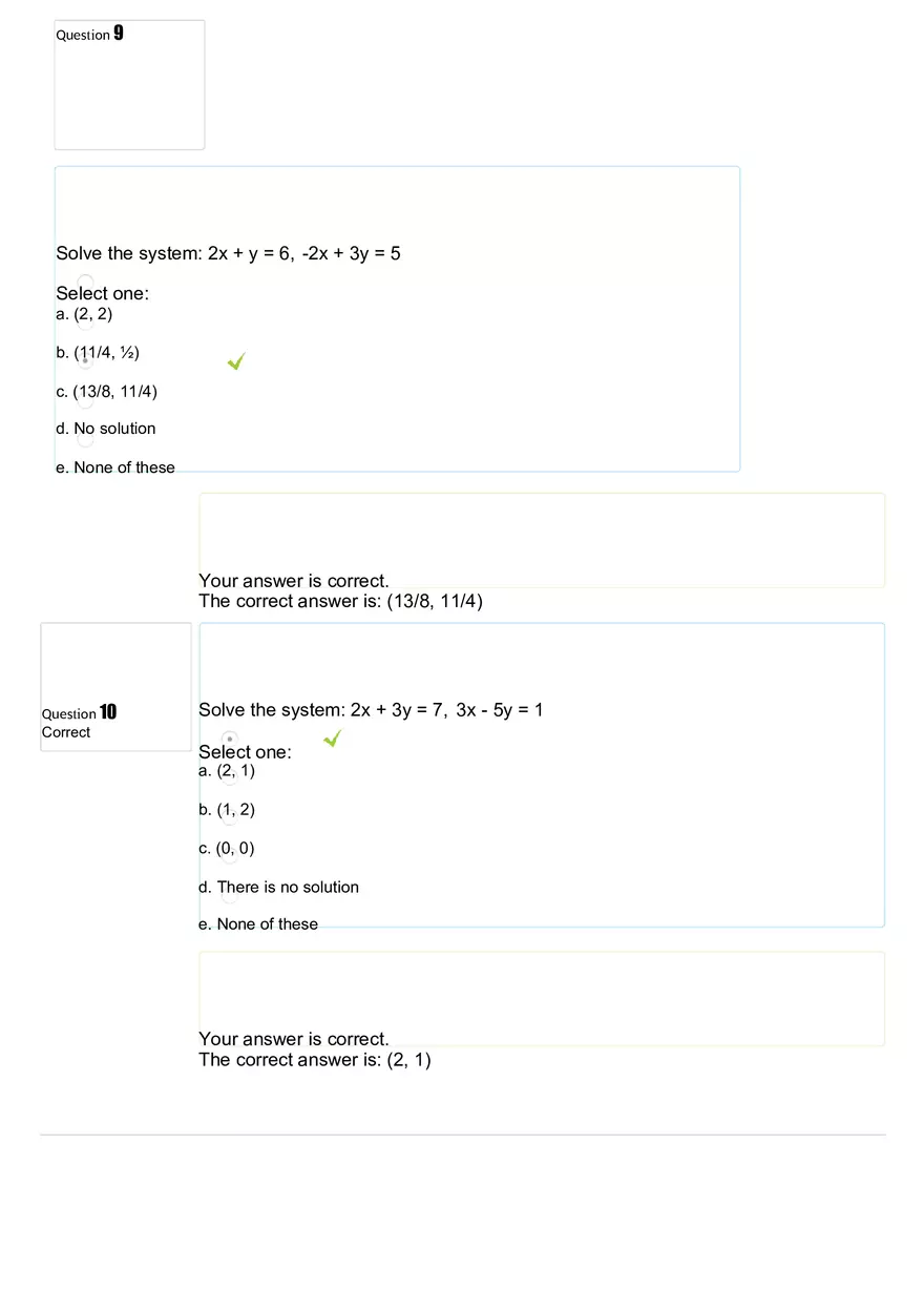 College Algebra Quiz Unit 6 - Page 5