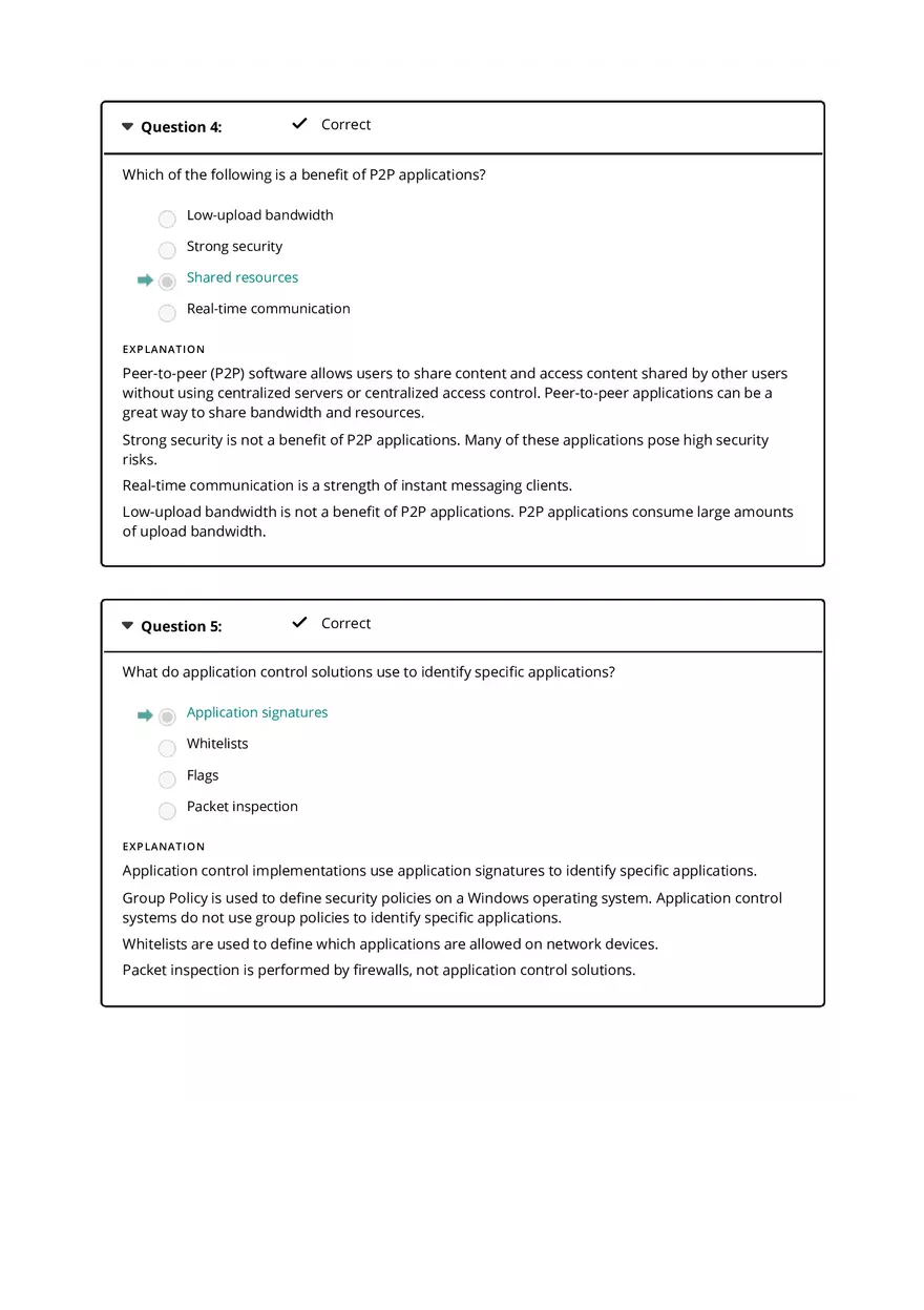 Peer-to-peer Networking Test With Answers - Page 3