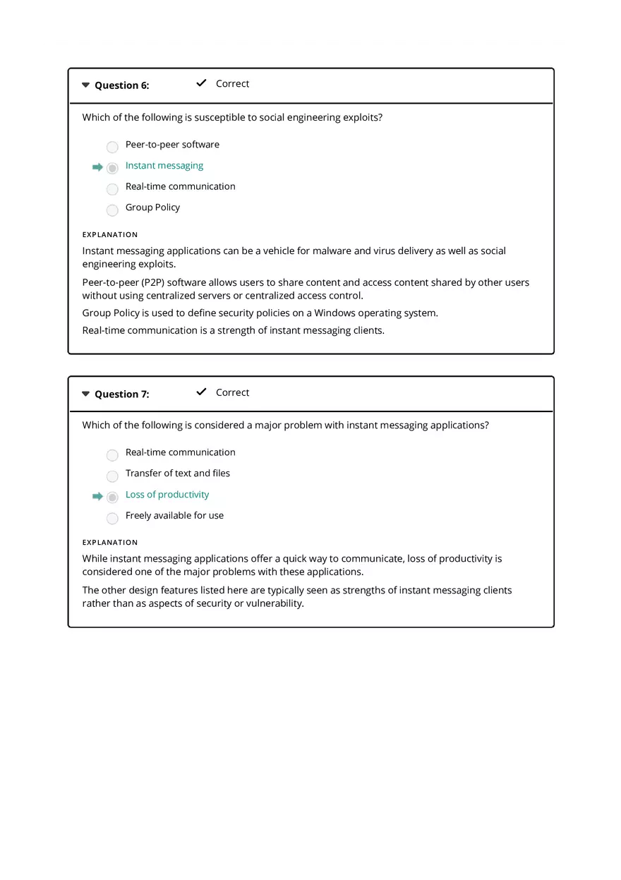 Peer-to-peer Networking Test With Answers - Page 4
