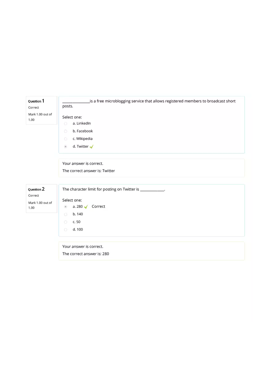 Intro to Computers Quiz 7 - Page 1