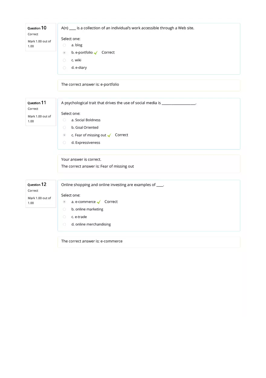 Intro to Computers Quiz 7 - Page 4