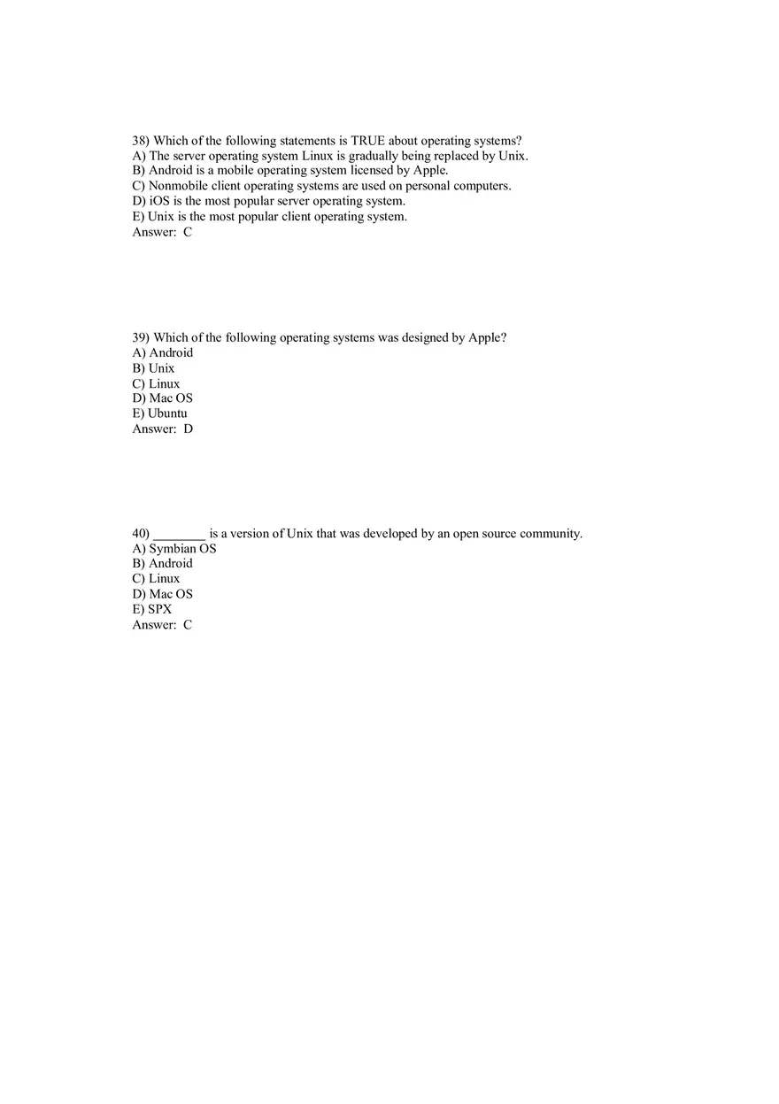 Using MIS - Hardware, Software, and Mobile Systems Answer Key 2 - Page 2