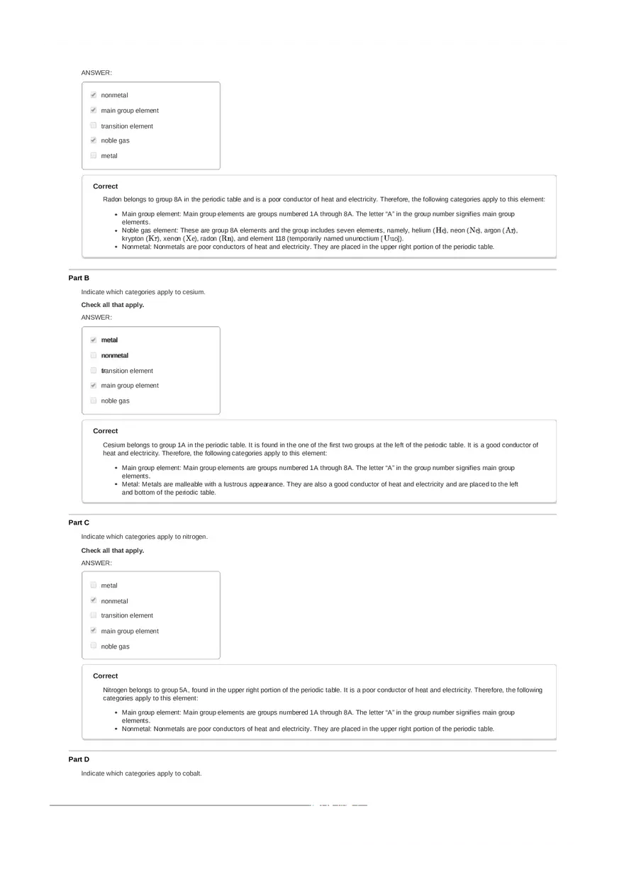 What Are Atoms Made Of - Answer Key 3 - Page 5