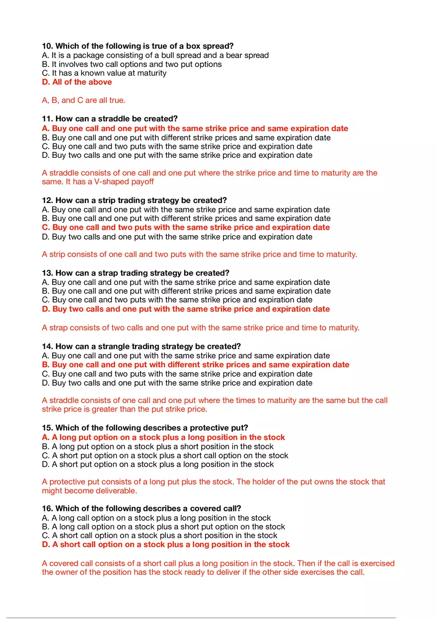 Introduction To Financial Derivatives - Tutorial Answer Key - Page 3