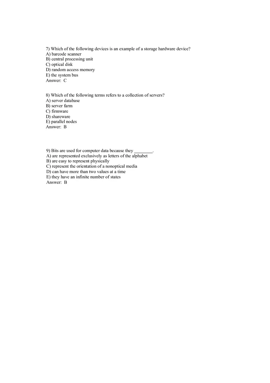 Using MIS - Hardware, Software, and Mobile Systems Answer Key 1 - Page 3