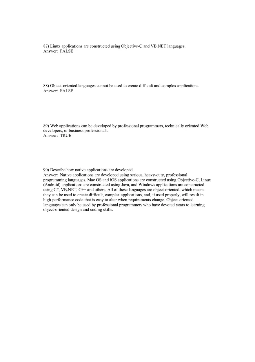 Using MIS - Hardware, Software, and Mobile Systems Answer Key 3 - Page 7