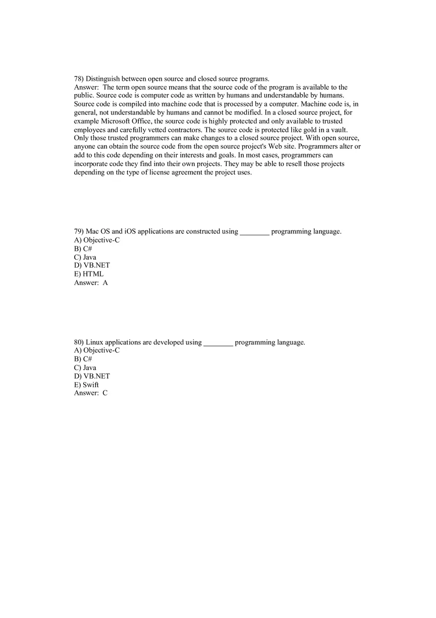 Using MIS - Hardware, Software, and Mobile Systems Answer Key 3 - Page 4
