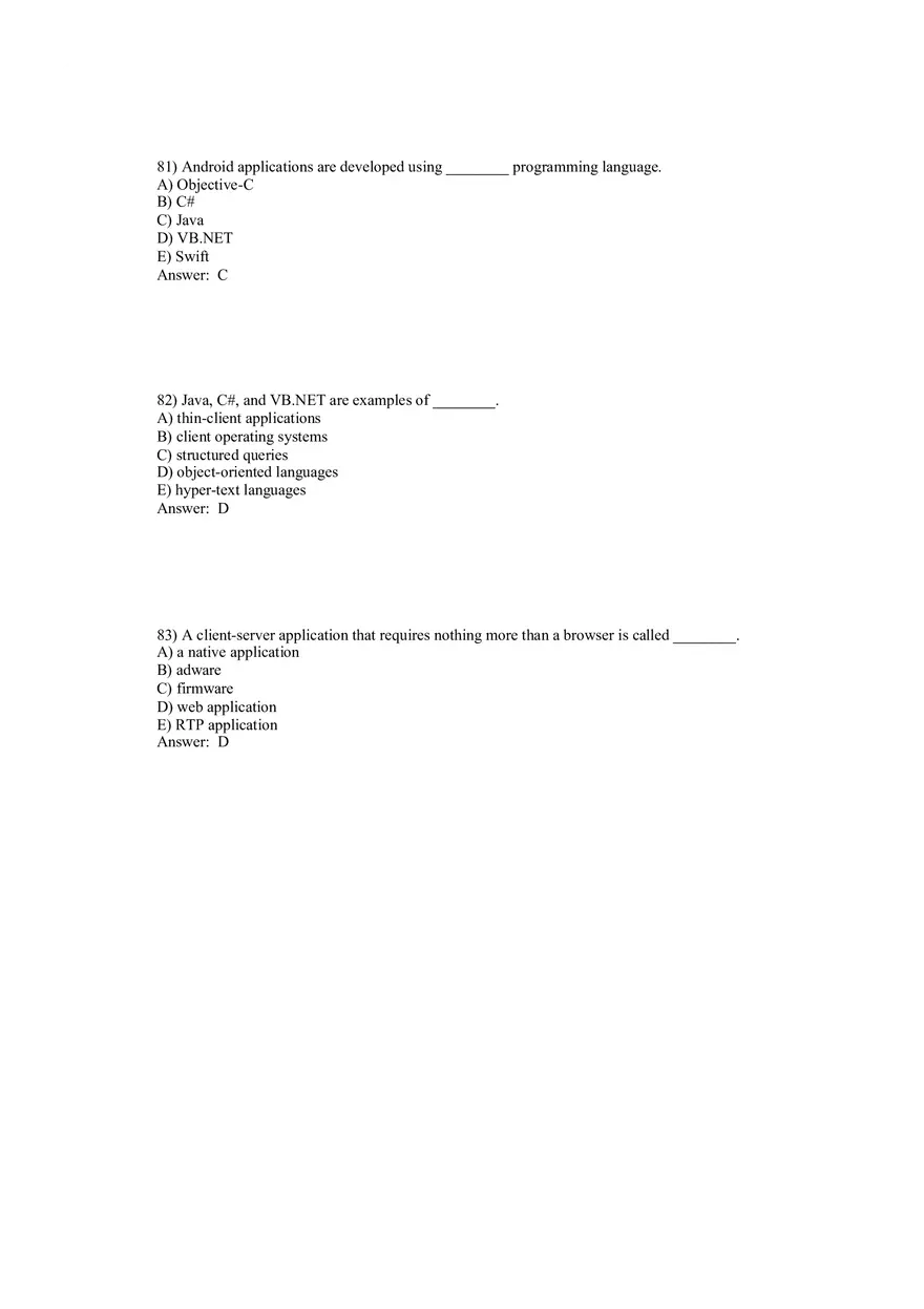 Using MIS - Hardware, Software, and Mobile Systems Answer Key 3 - Page 5