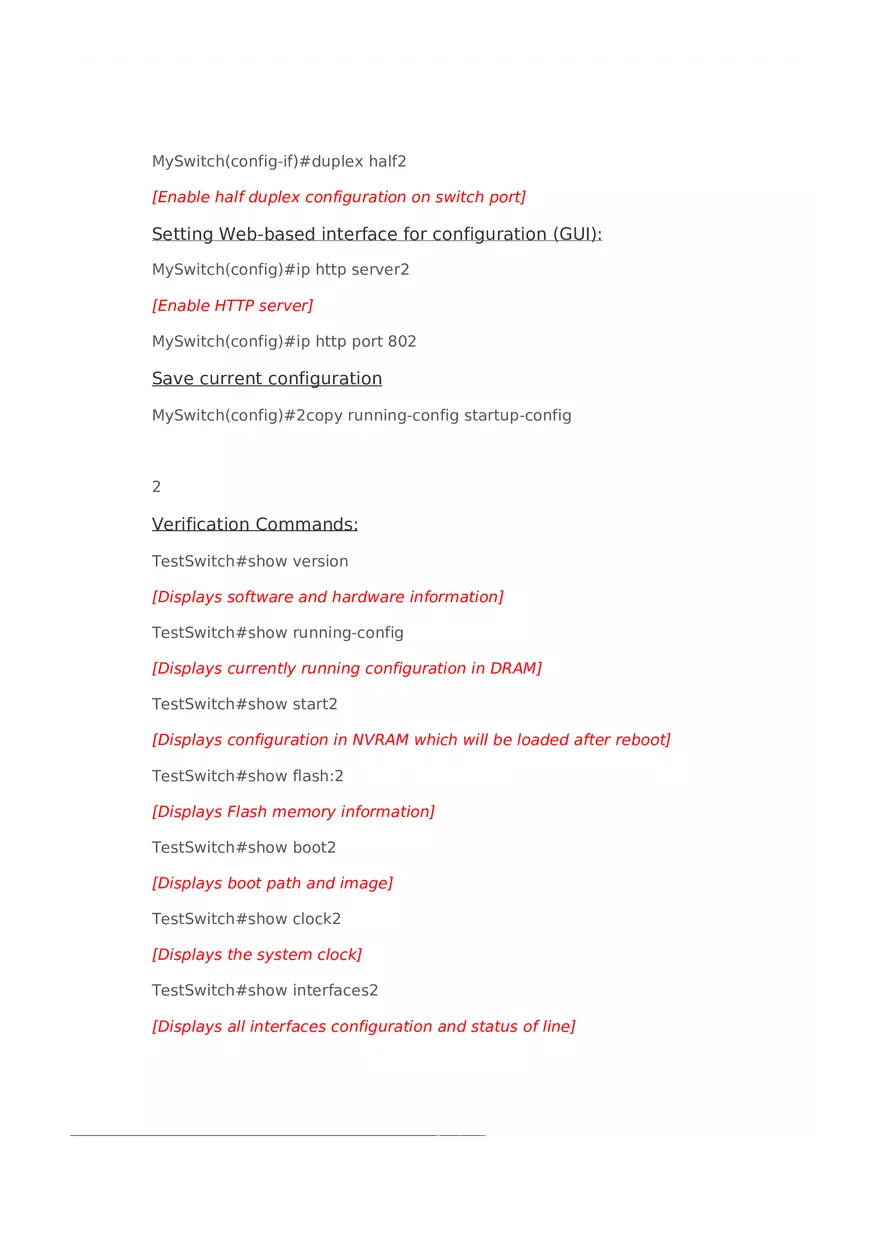 Switch Commands - Summary Sheet - Page 4
