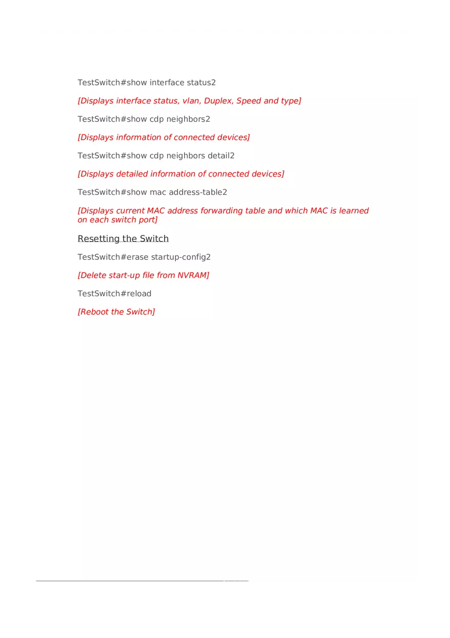 Switch Commands - Summary Sheet - Page 5