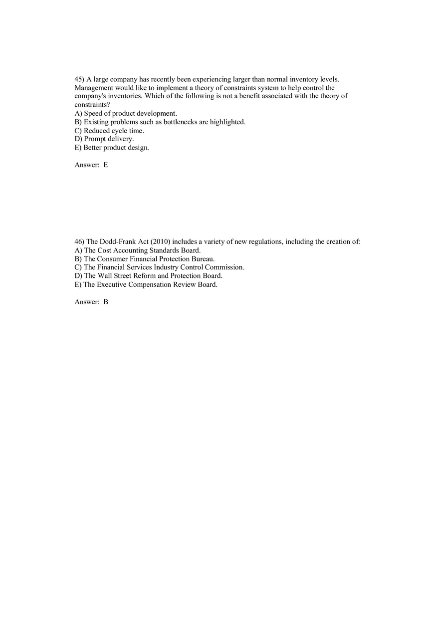 Cost Management - A Strategic Emphasis Answer Key Part 3 - Page 2