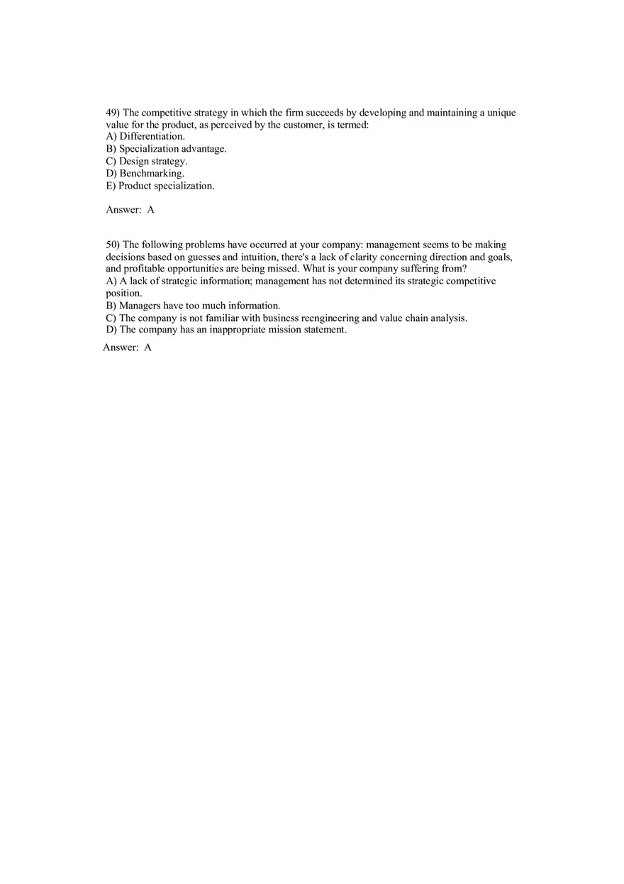 Cost Management - A Strategic Emphasis Answer Key Part 3 - Page 4