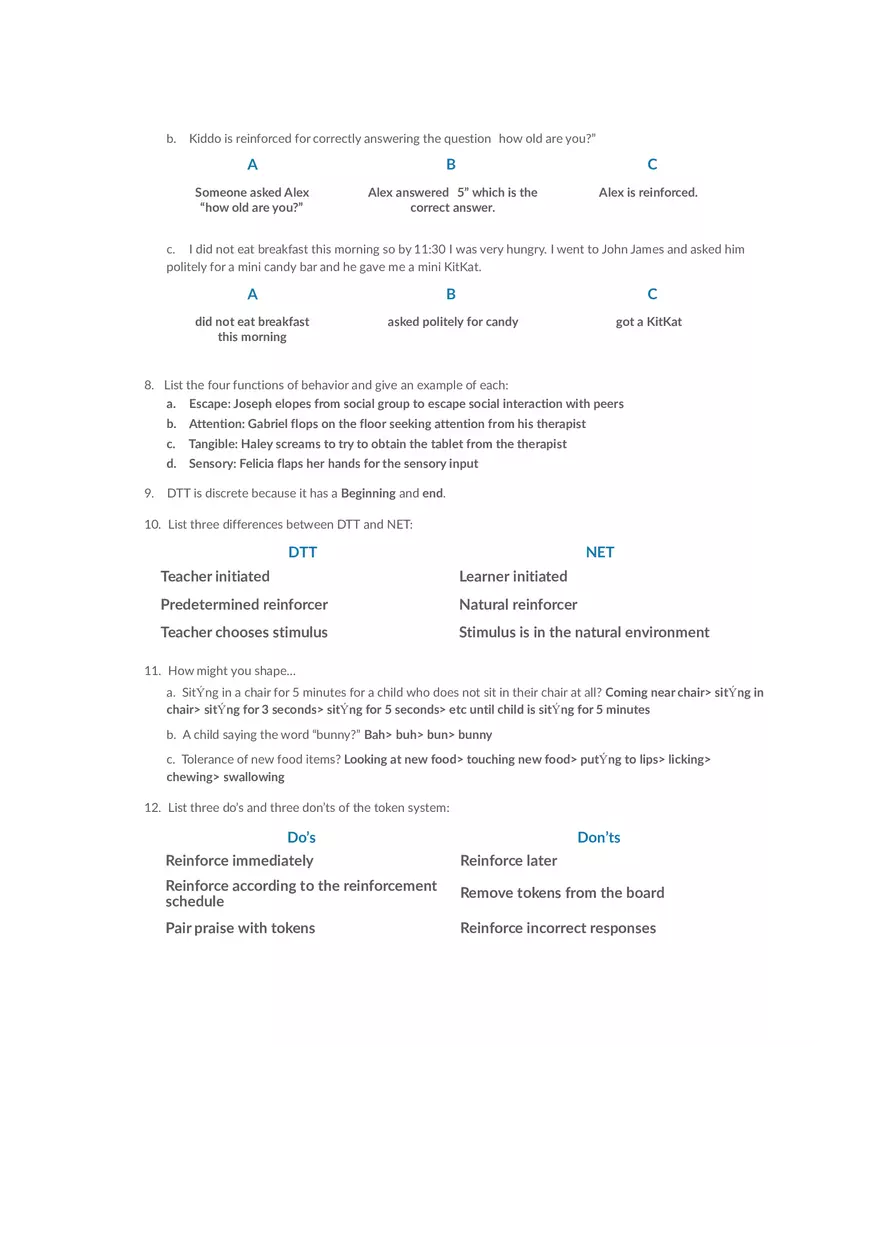 Training Glossary Answer Key - Page 7