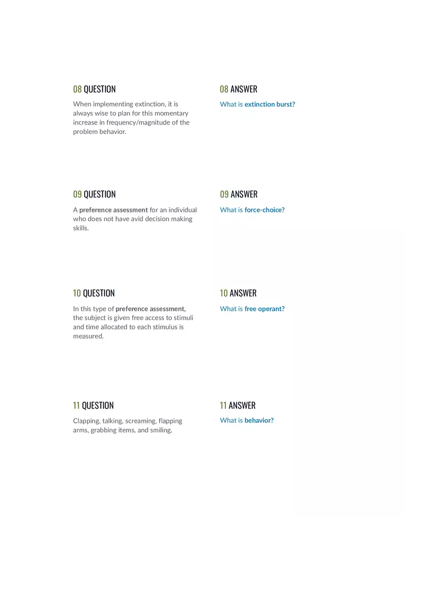 Training Glossary Answer Key - Page 13