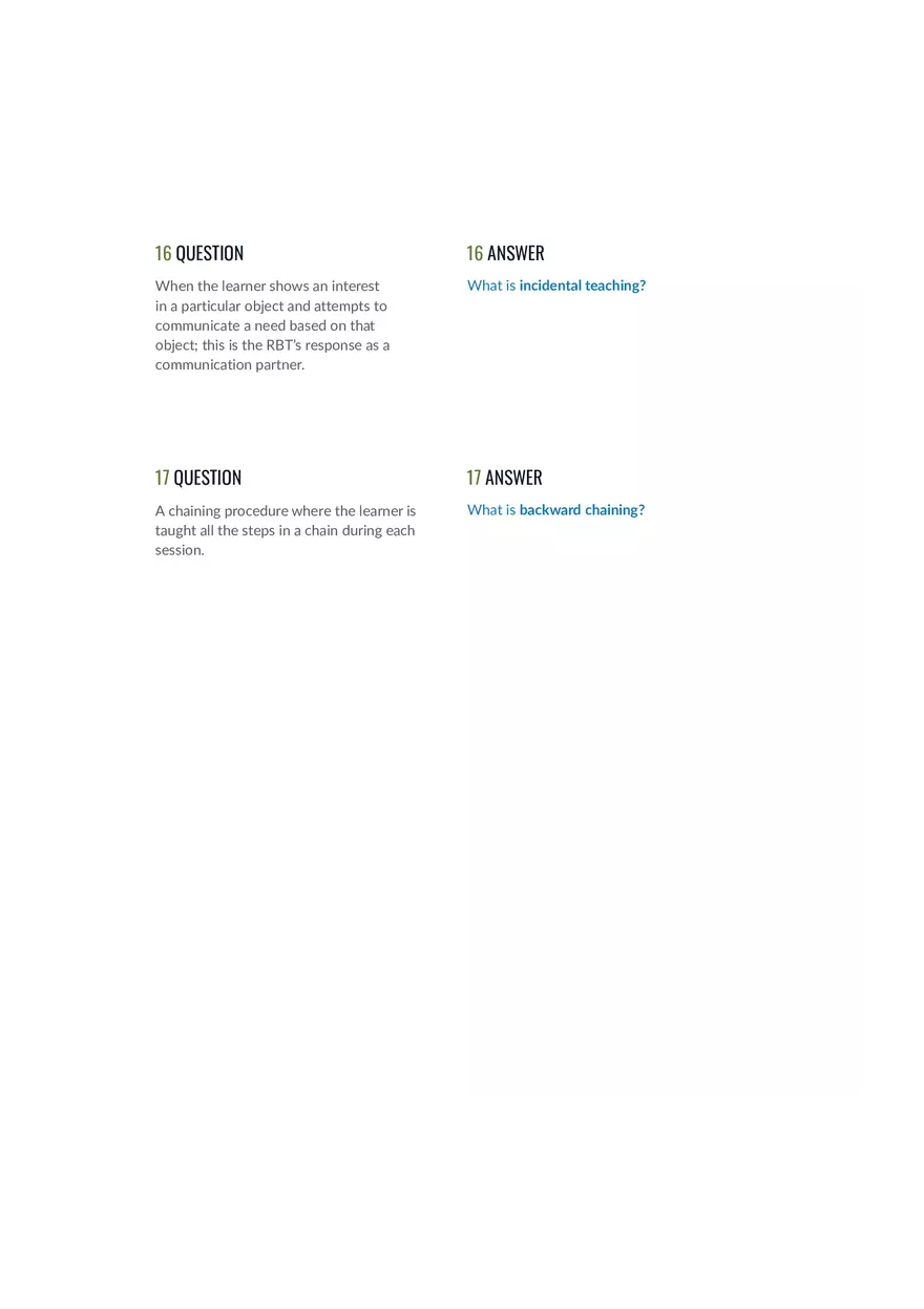 Training Glossary Answer Key - Page 15