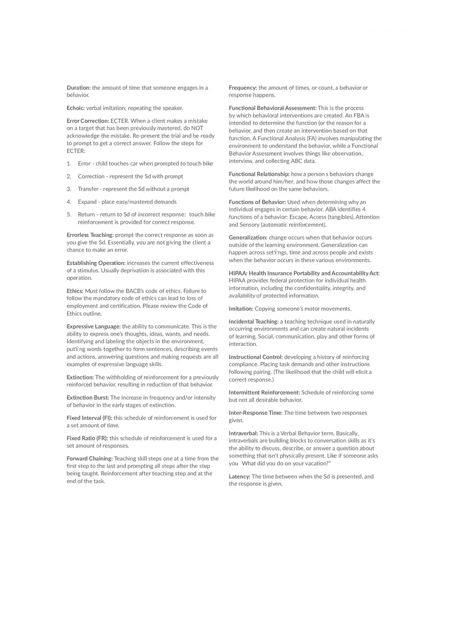 Training Glossary Answer Key - Page 2
