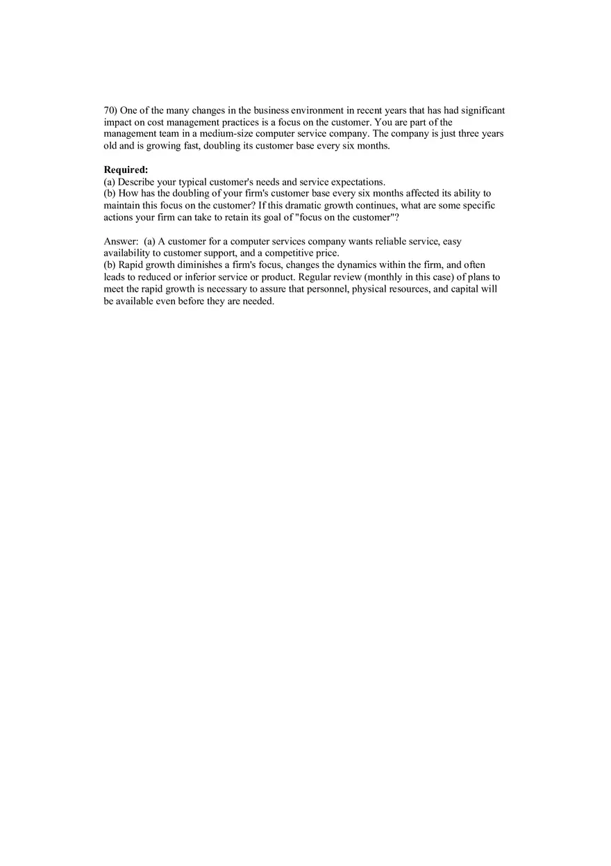 Cost Management - A Strategic Emphasis Answer Key Part 4 - Page 9