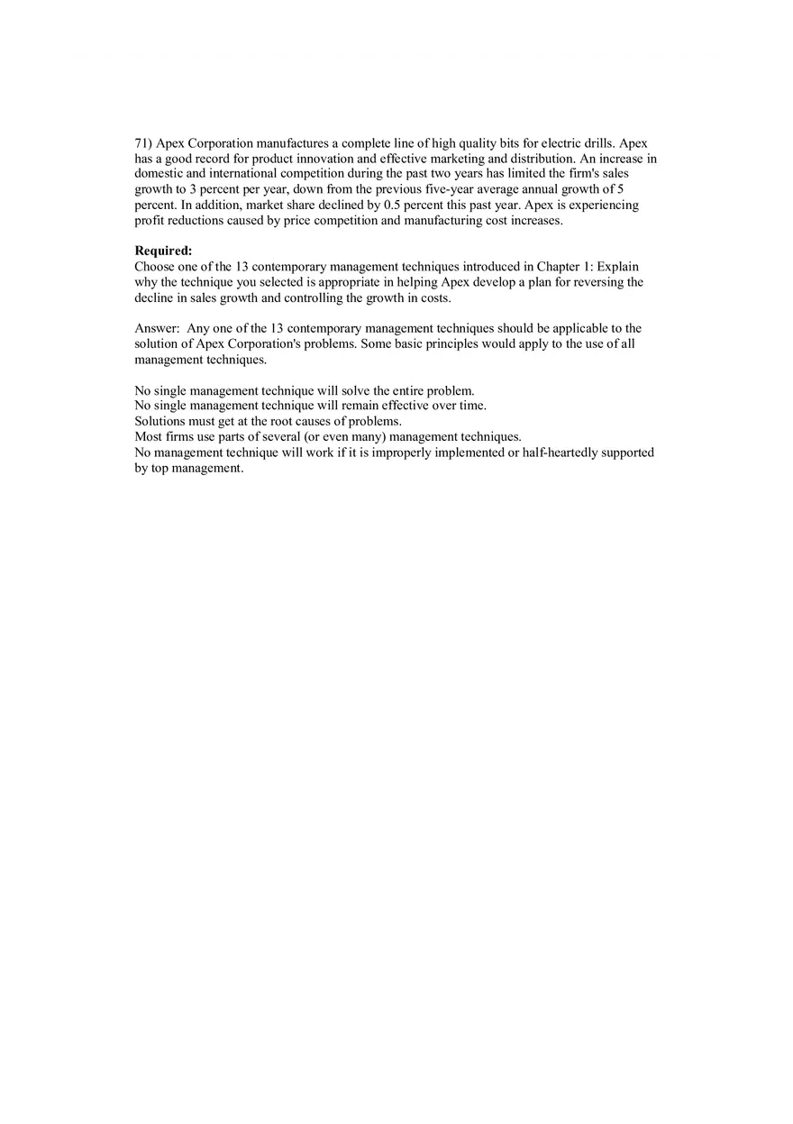 Cost Management - A Strategic Emphasis Answer Key Part 4 - Page 10