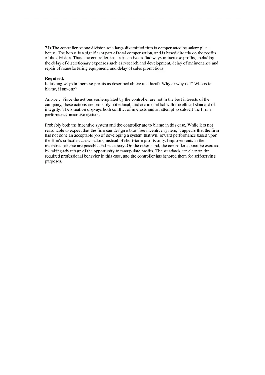Cost Management - A Strategic Emphasis Answer Key Part 4 - Page 13