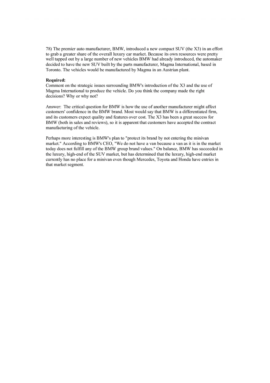Cost Management - A Strategic Emphasis Answer Key Part 4 - Page 5