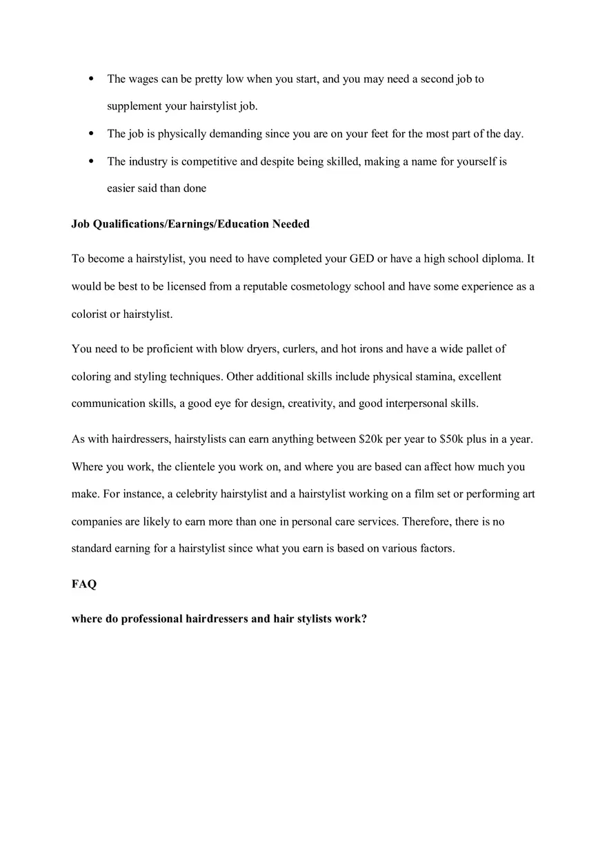Hairdresser Vs. Hair Stylist - Page 5