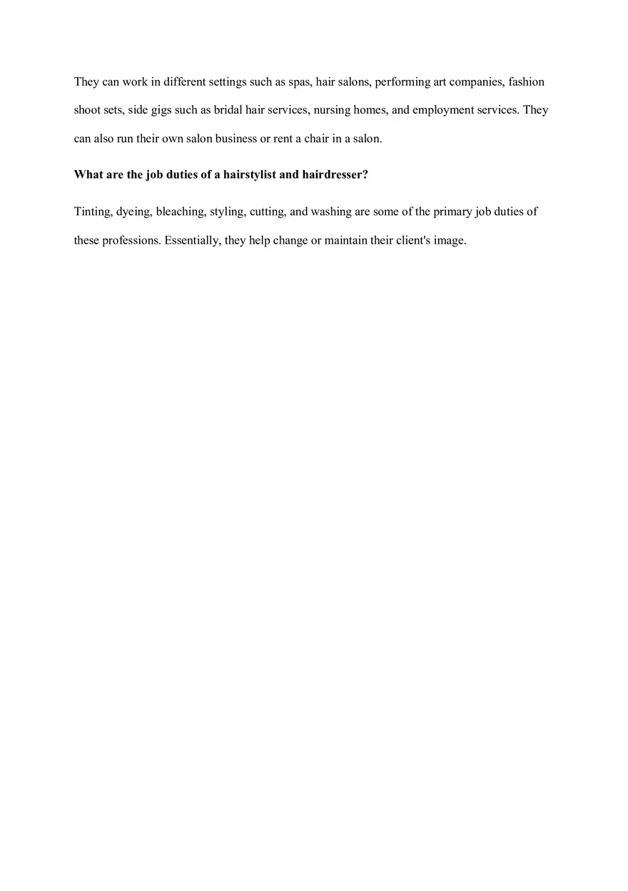 Hairdresser Vs. Hair Stylist - Page 6