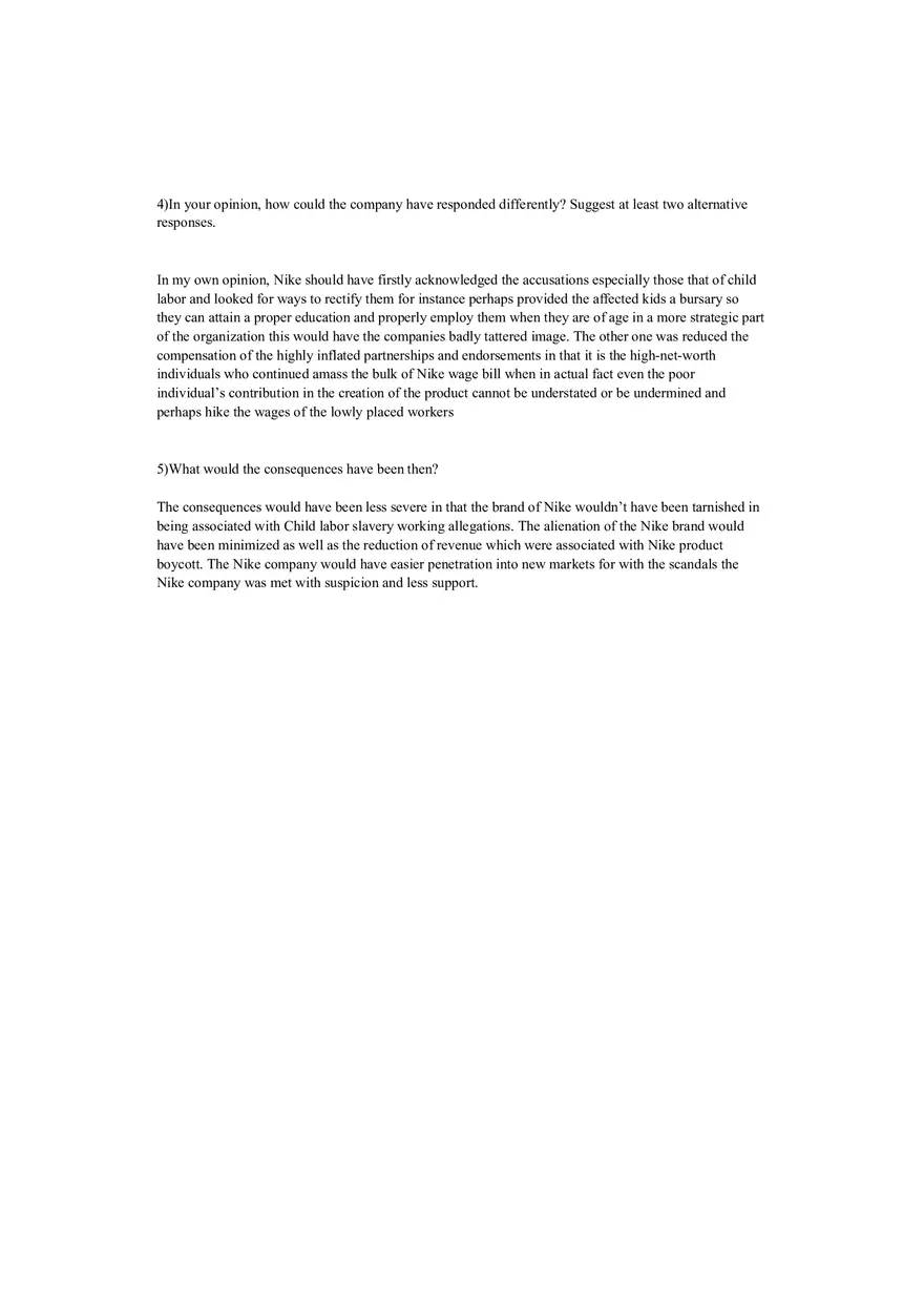 Nike's Globalization Strategy - Page 3