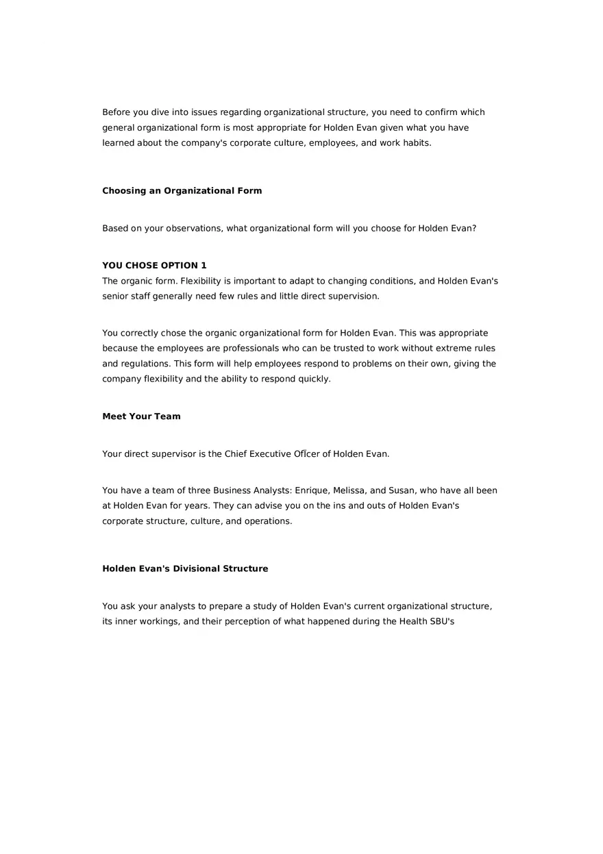 Organizational Structure Simulation - Page 3