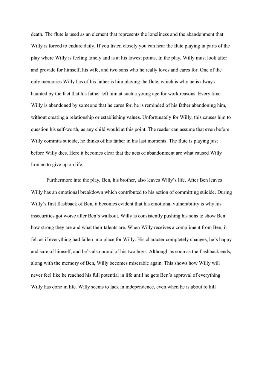 Death of a Salesman Essay - Page 2