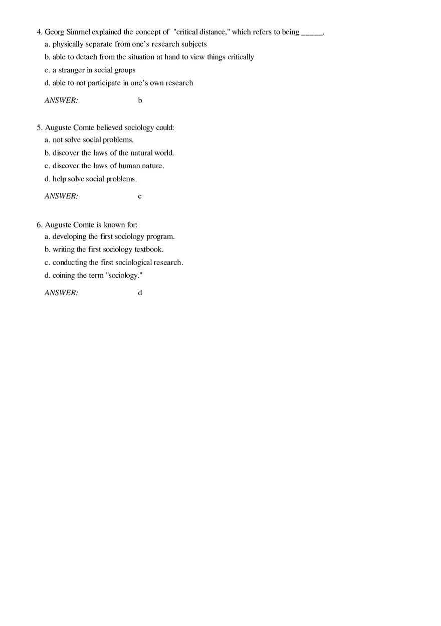 Solutions and Test Bank For Sociology Part 1 - Page 2