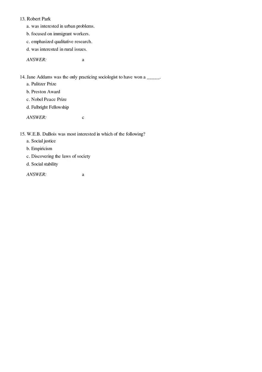 Solutions and Test Bank For Sociology Part 1 - Page 5