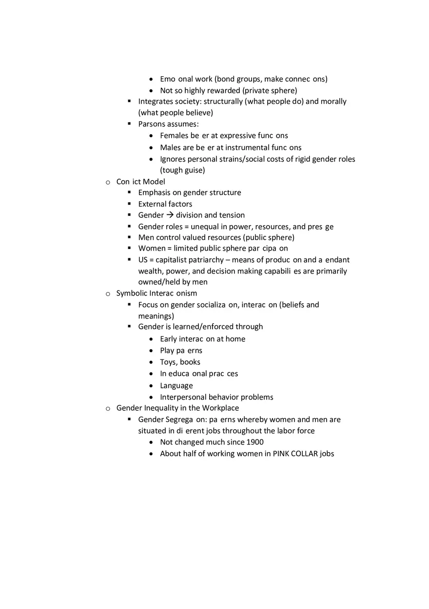 Sociology - Social Behavior Study Guide Part 2 - Page 8