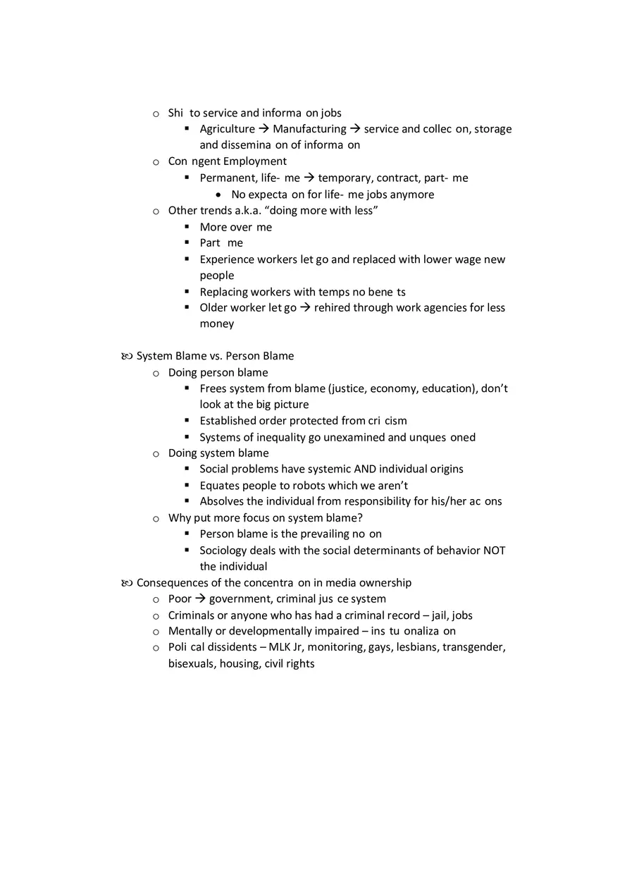 Sociology - Social Behavior Study Guide Part 2 - Page 2