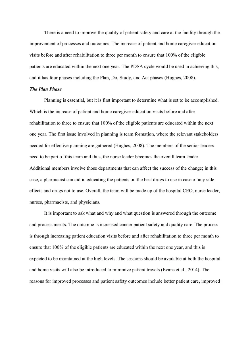 Nursing Leadership Final Project Education for Better Patient Outcome - Page 4