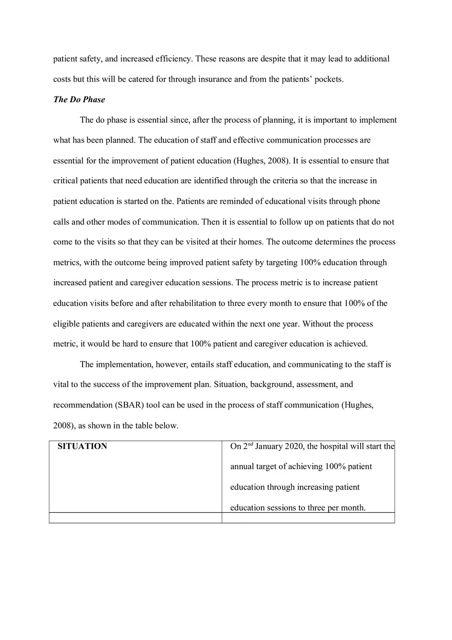 Nursing Leadership Final Project Education for Better Patient Outcome - Page 5