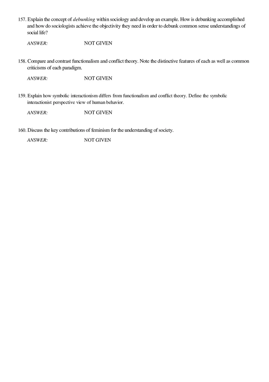 Solutions and Test Bank For Sociology Part 4 - Page 9