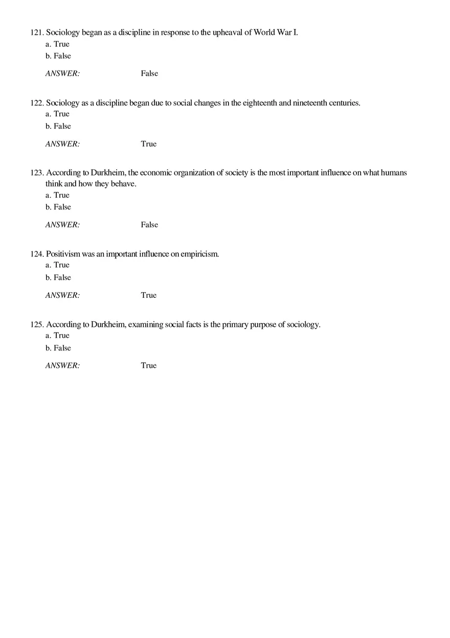 Solutions and Test Bank For Sociology Part 4 - Page 17