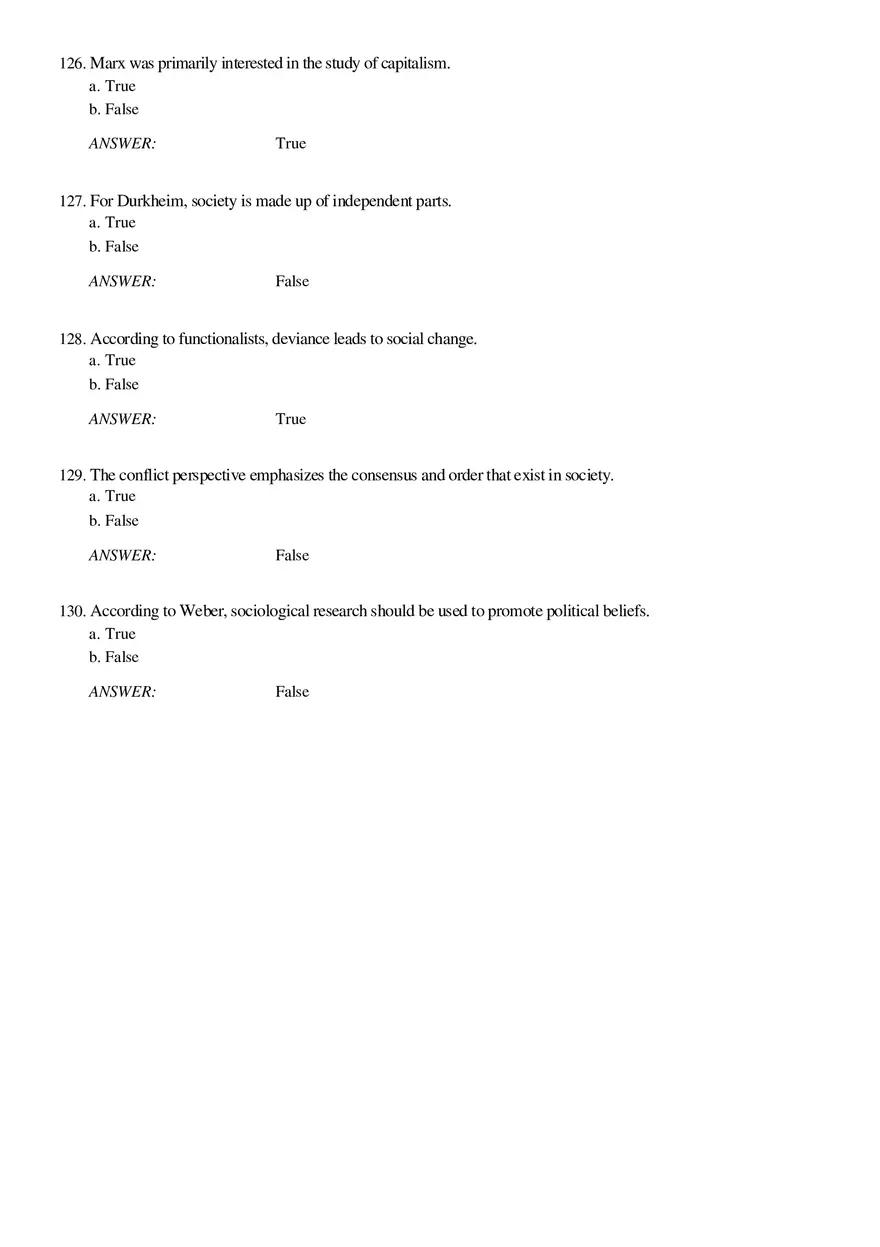 Solutions and Test Bank For Sociology Part 4 - Page 3