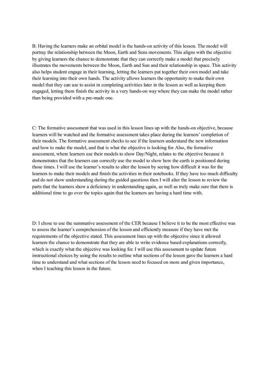 Incorporating a Hands-on Scientific Experiment Lesson Plan Template - Page 9