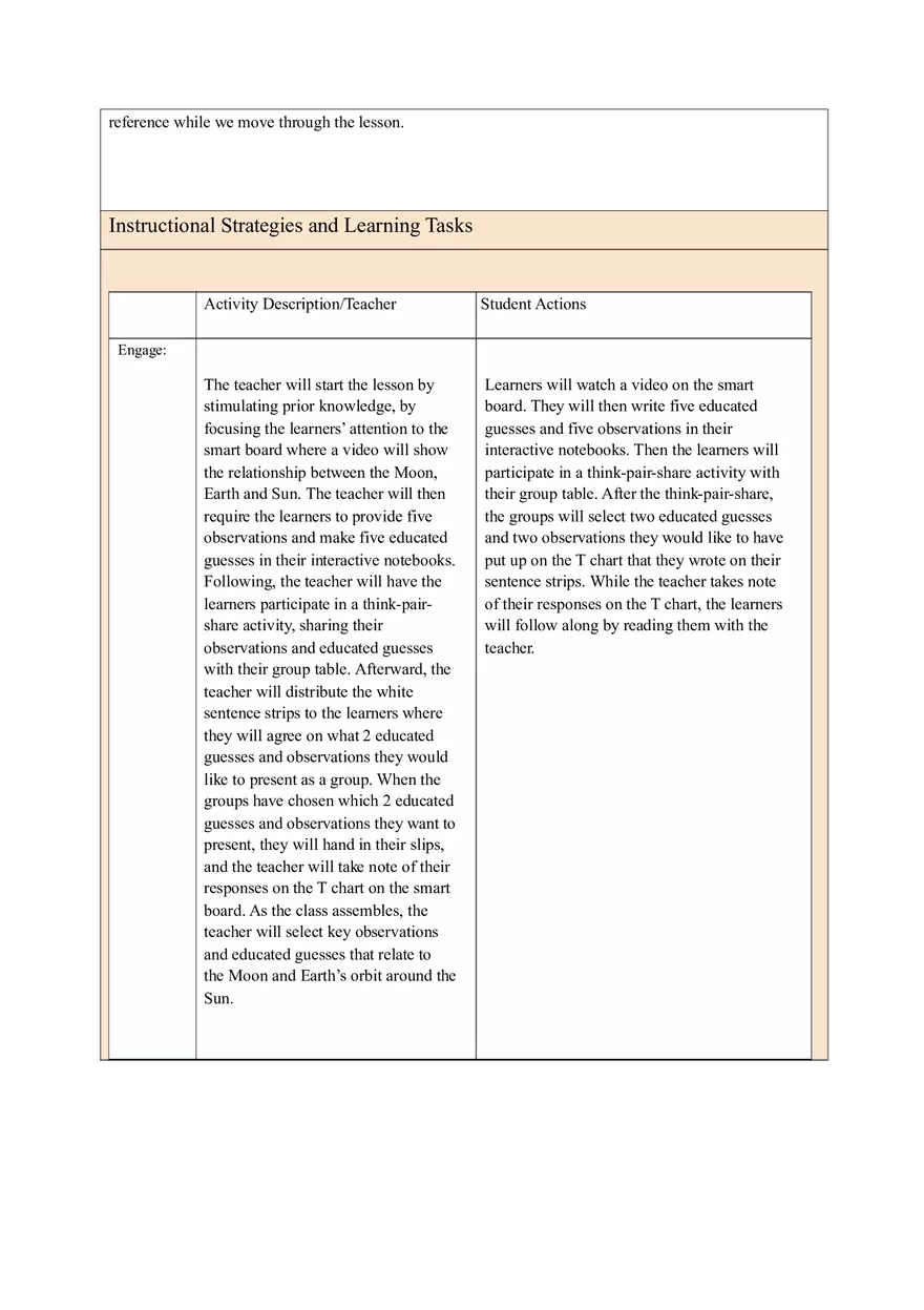 Incorporating a Hands-on Scientific Experiment Lesson Plan Template - Page 2
